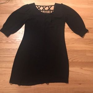 Black loose dress